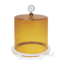 VDP-30UG Vacuum Desiccator with Gauge and UV block effect, 15.2 x 15.2 x 15.1, 8.8lbs